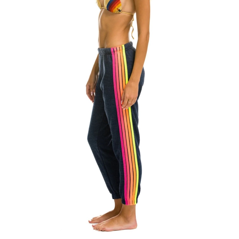 Aviator Nation 5 Stripe Sweatpants